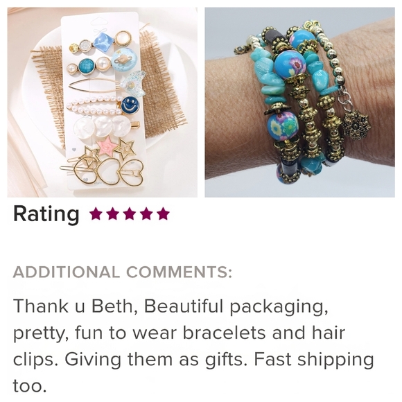 Boho Beaded Wrap Bracelet In Turquoise Blue - Picture 9 of 16